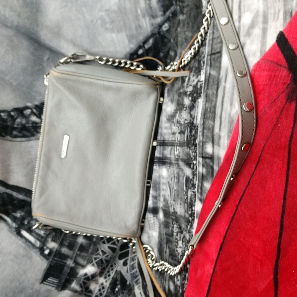 Rebecca Minkoff Gray leather purse